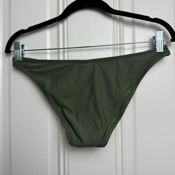 J. Crew Heritage 1989 High-leg Bikini bottom Womens Green Small Swimwear NWT - Picture 4 of 4